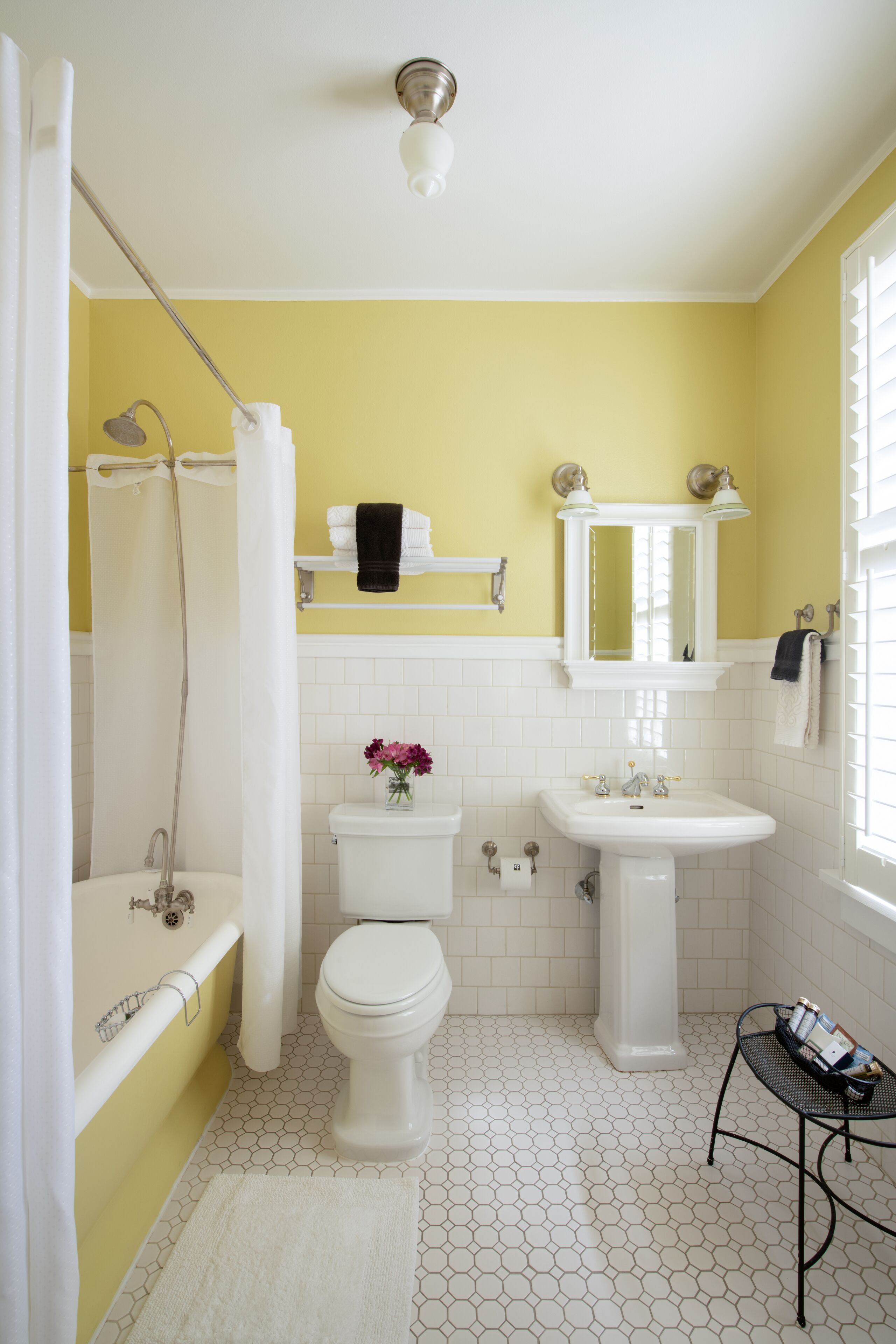 designer toiletries, hair dryer, towels, soap