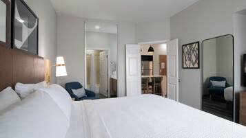 Desk, iron/ironing board, travel cot, free WiFi