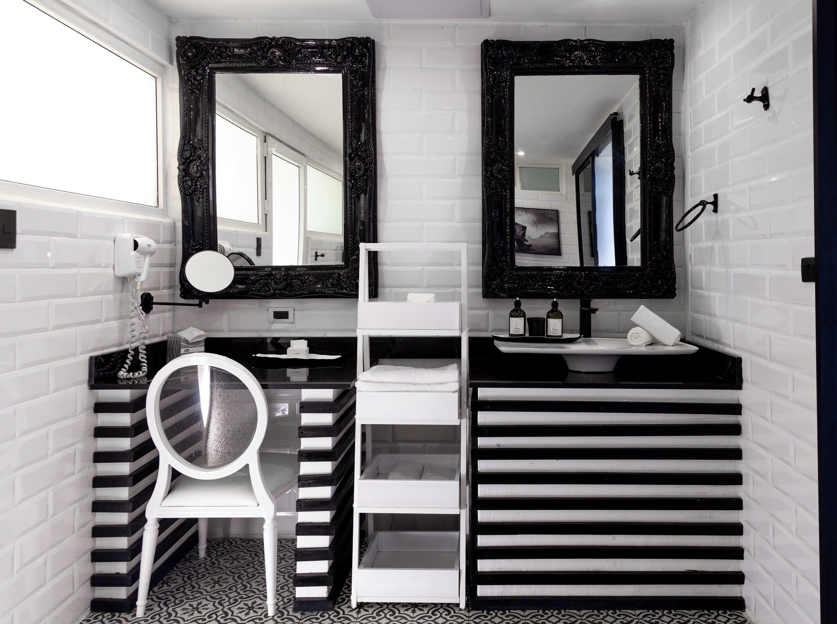 romantic suite, beachfront | bathroom | shower, rainfall showerhead, hair dryer, towels