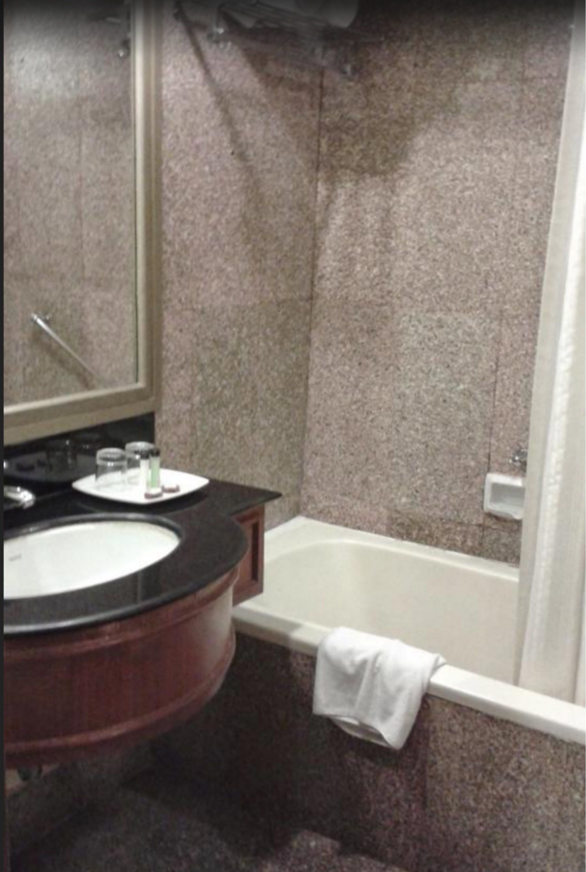 free toiletries, hair dryer, towels, soap