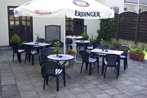 Blick von der Unterkunft