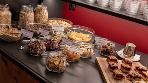 Free daily buffet breakfast