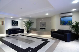 Sala de estar en el lobby