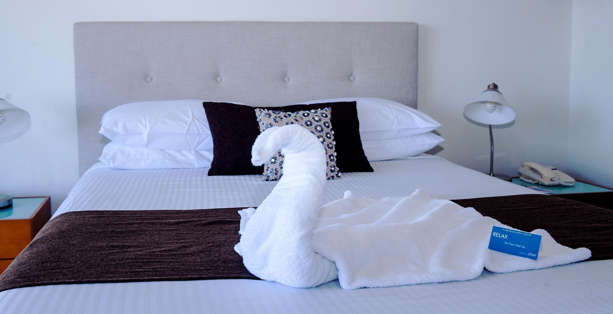 Individually decorated, individually furnished, desk, laptop workspace