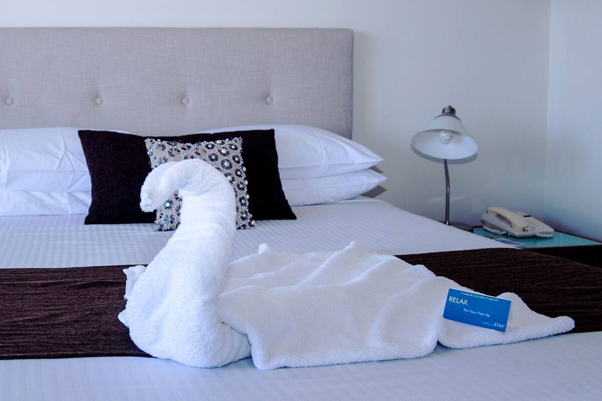 Individually decorated, individually furnished, desk, laptop workspace