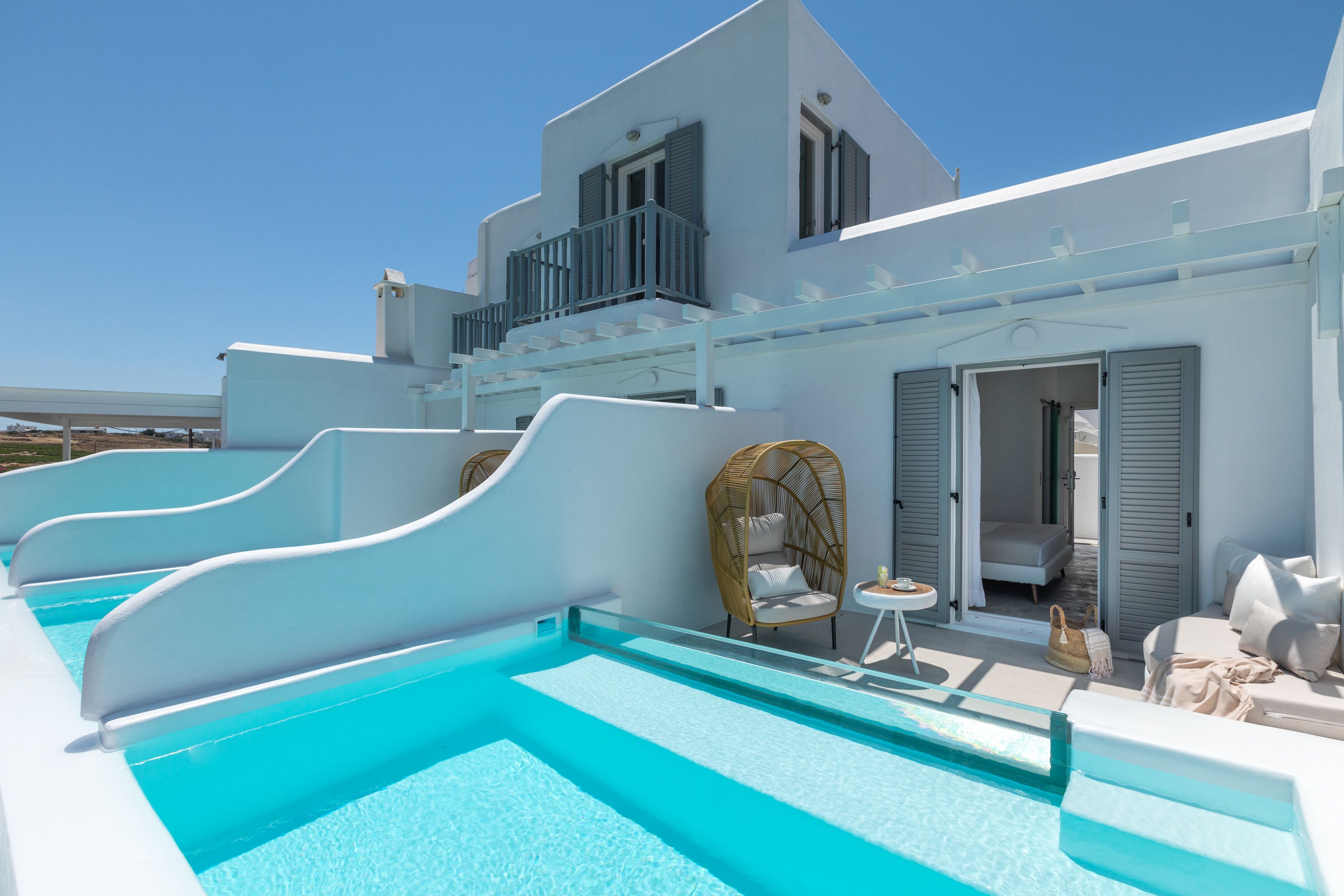 Ocean View Junior Suite Heated Private Infinity Pool with Glass Wall | Piscina particular