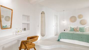 Ocean View Diamond Suite Heated Private Plunge Pool | Roupas de cama de algodão egípcio, roupas de cama premium