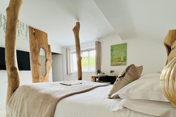 Double Room (Rhinefield - Four Poster Bed) | In-room safe, individually decorated, desk, iron/ironing board