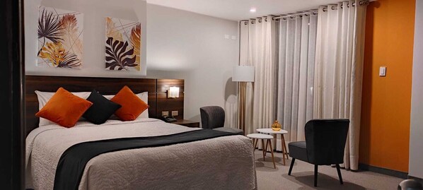 Literie hypoallergénique, minibar