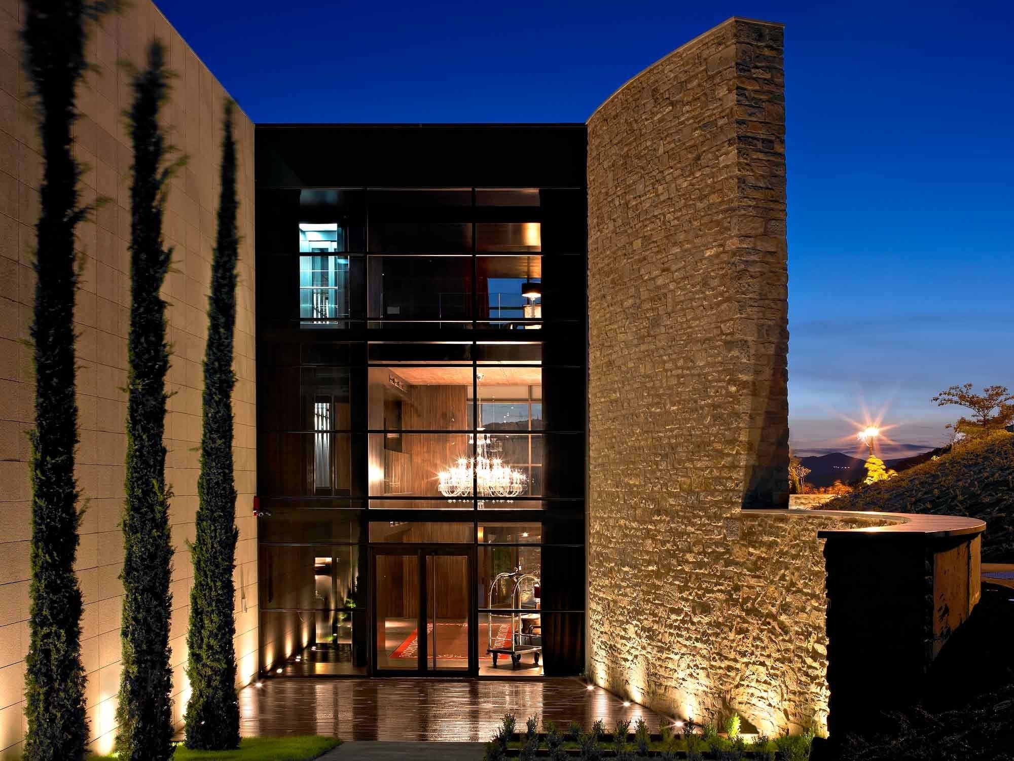 front of property – evening/night