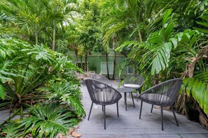 Chambre, 1 grand lit, non-fumeur | Terrasse/patio