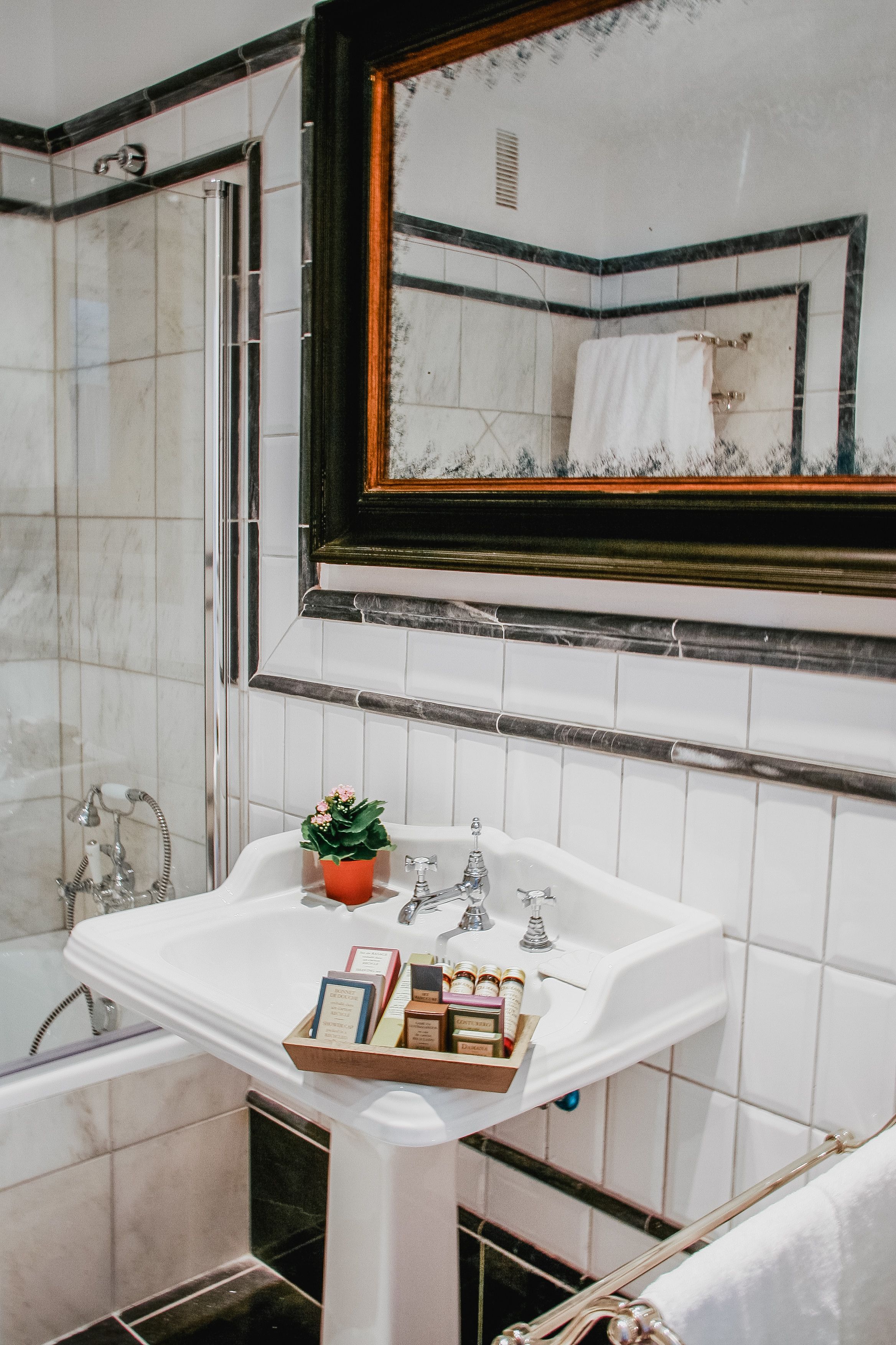 free toiletries, hair dryer, bidet, towels