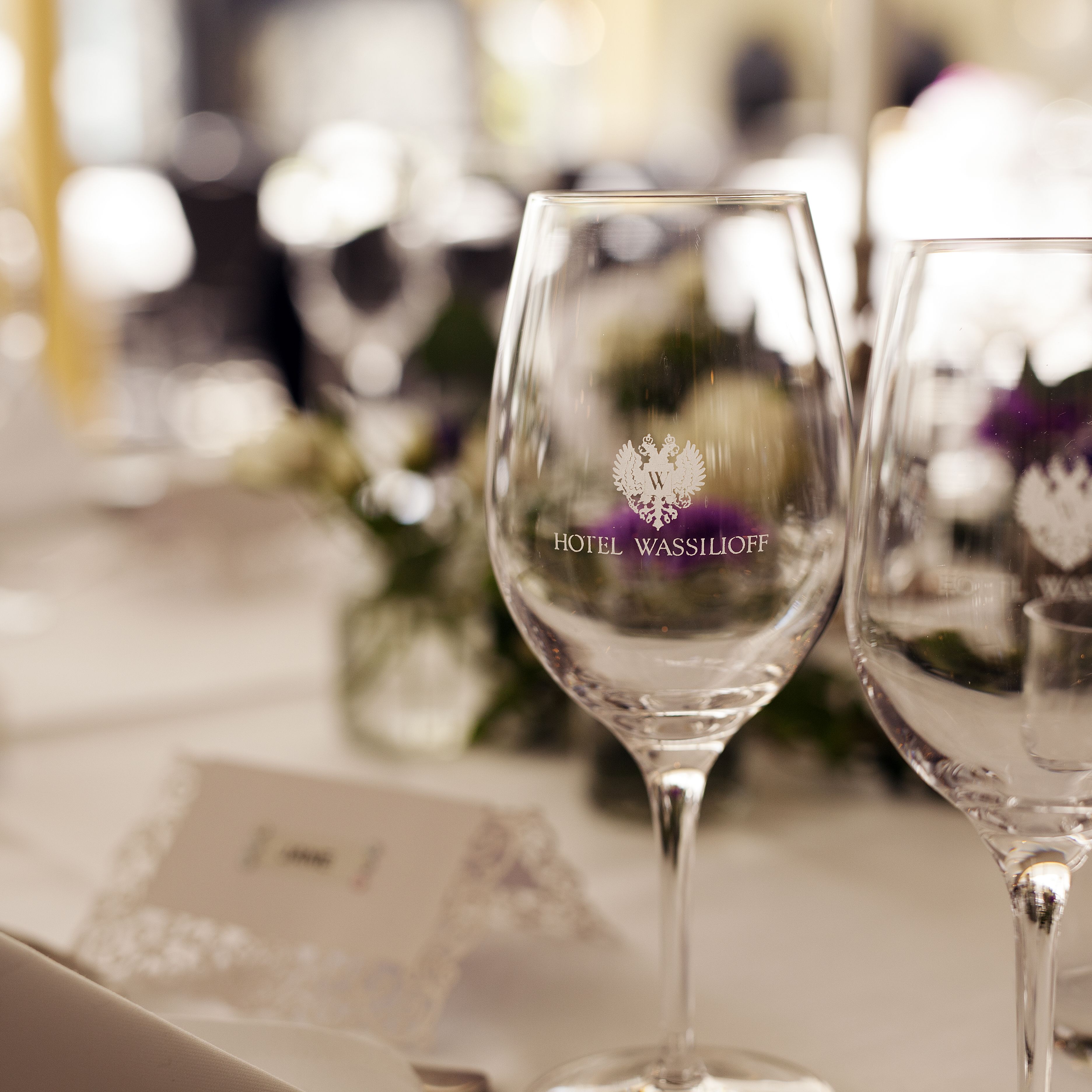 lunch served, beach views