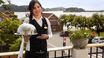 Utsikt fra overnattingsstedet