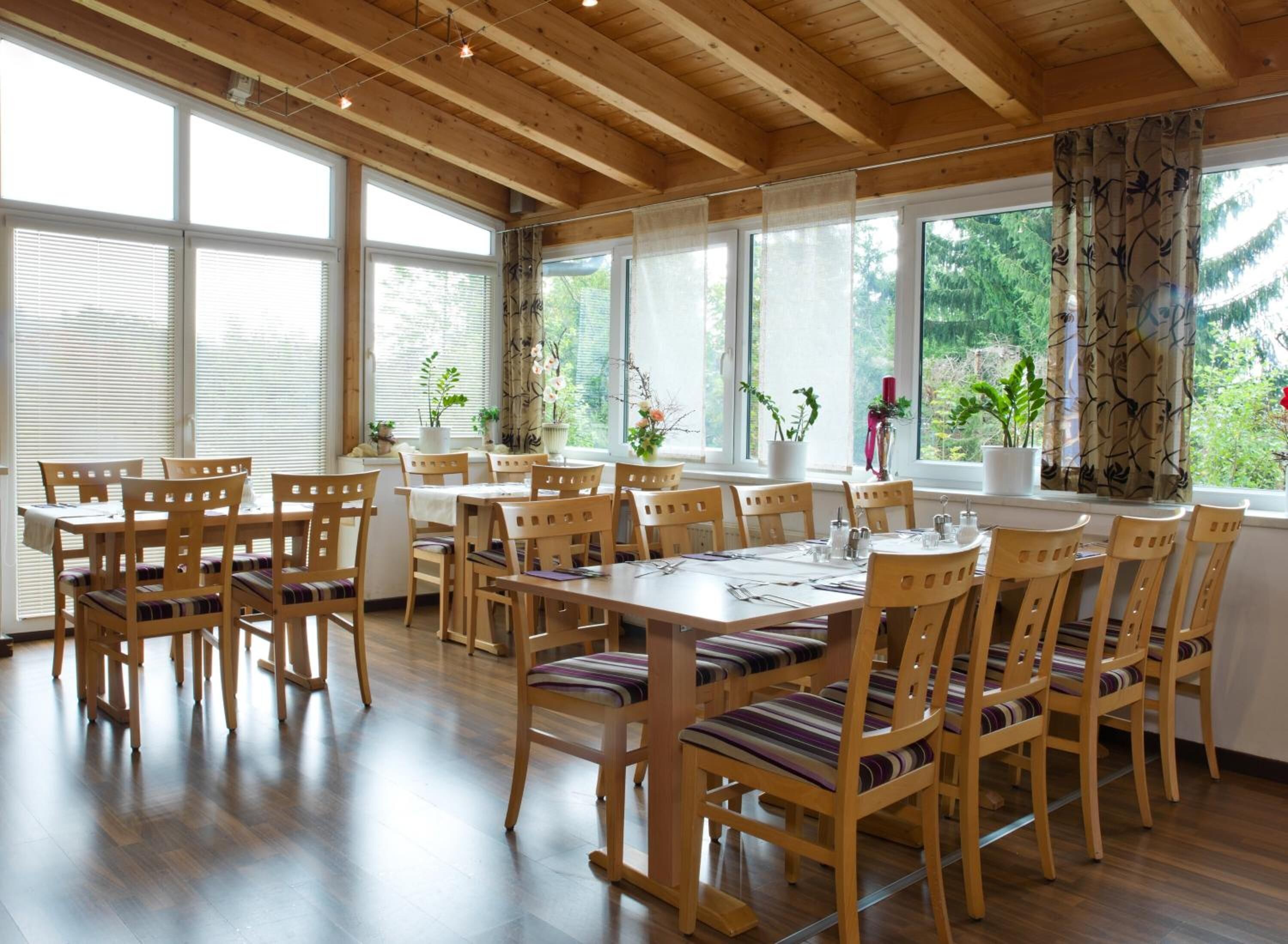 Petit déjeuner et dîner servis sur place, spécialités Cuisine allemande