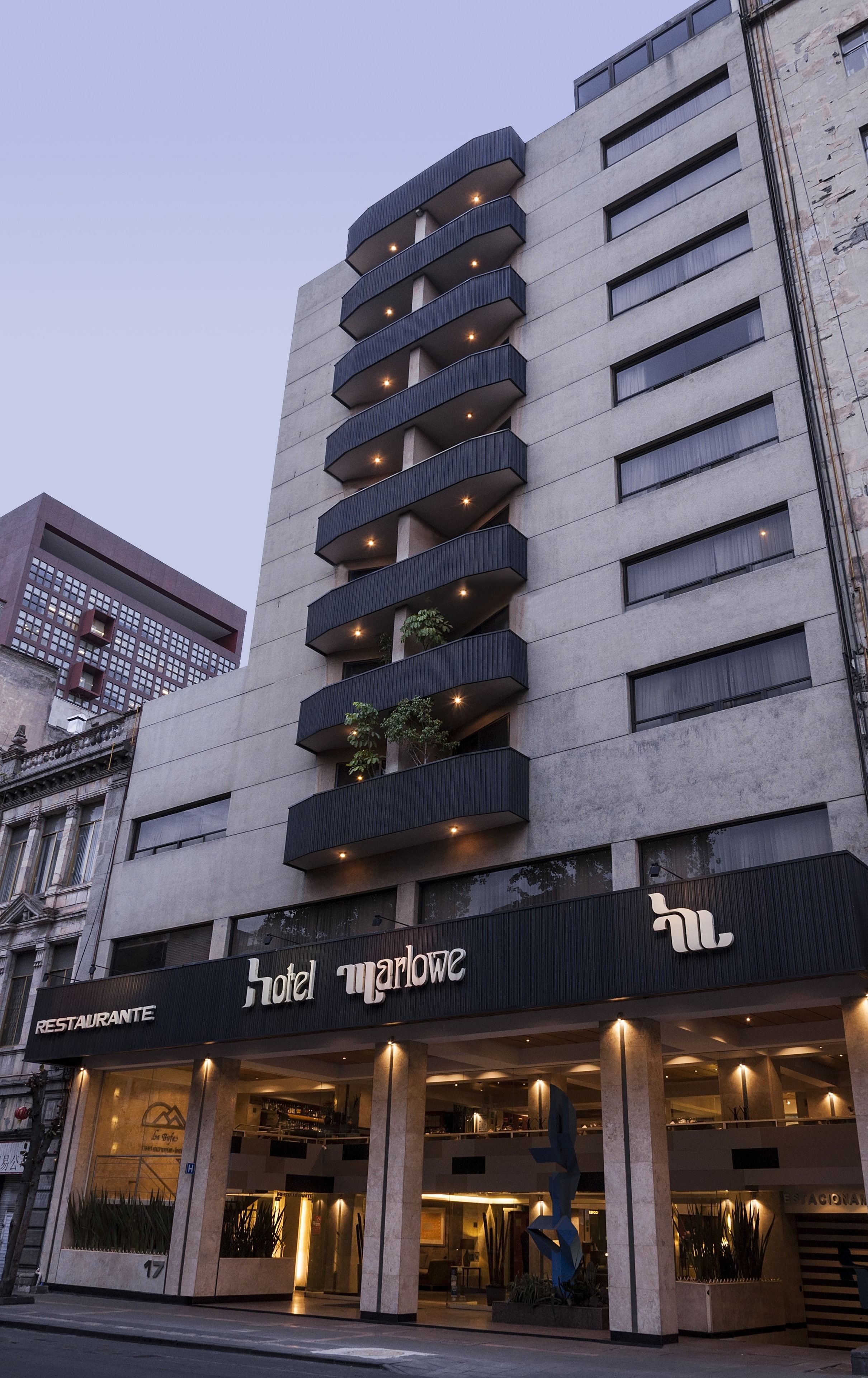 front of property – evening/night