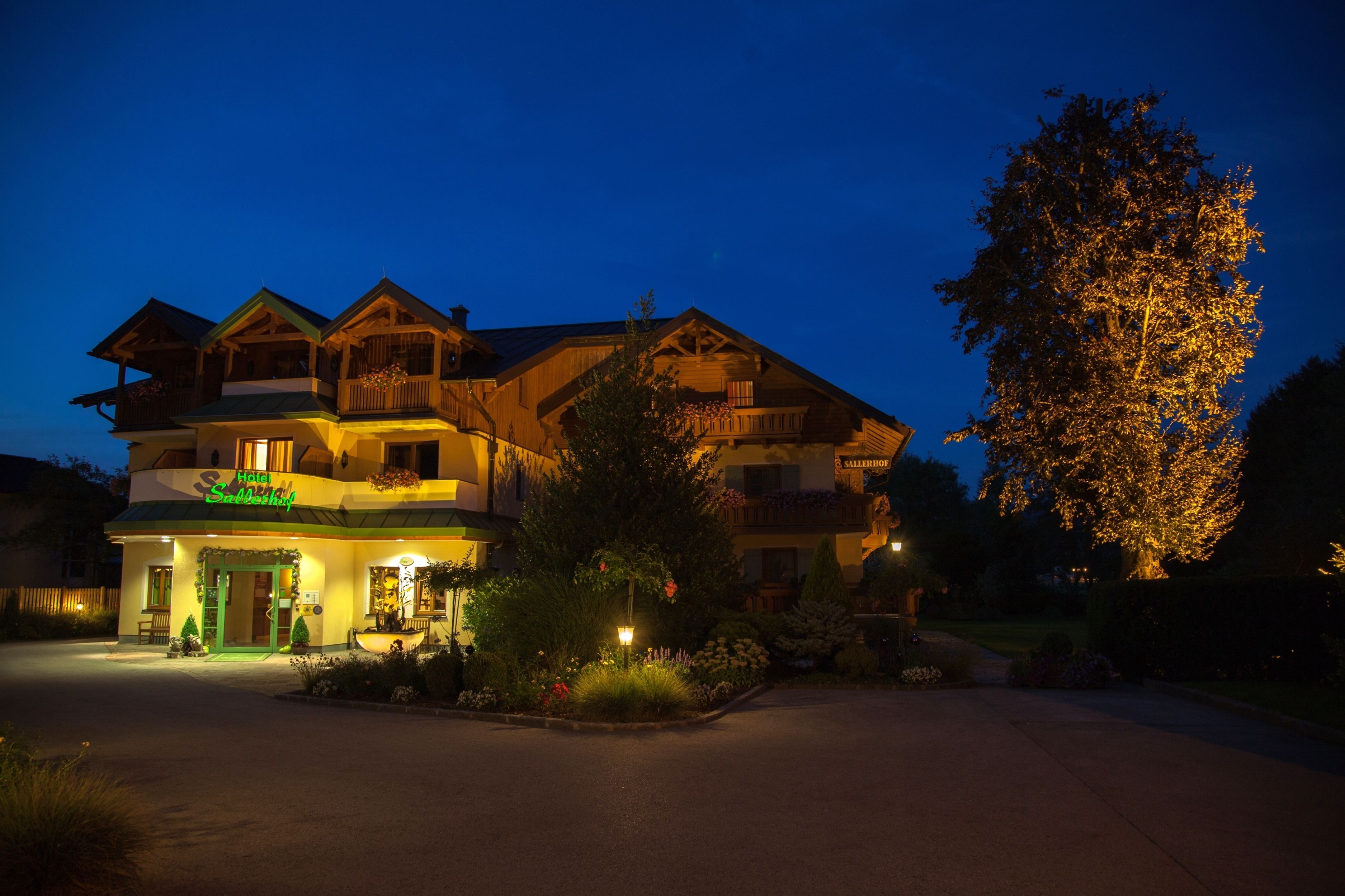 front of property – evening/night