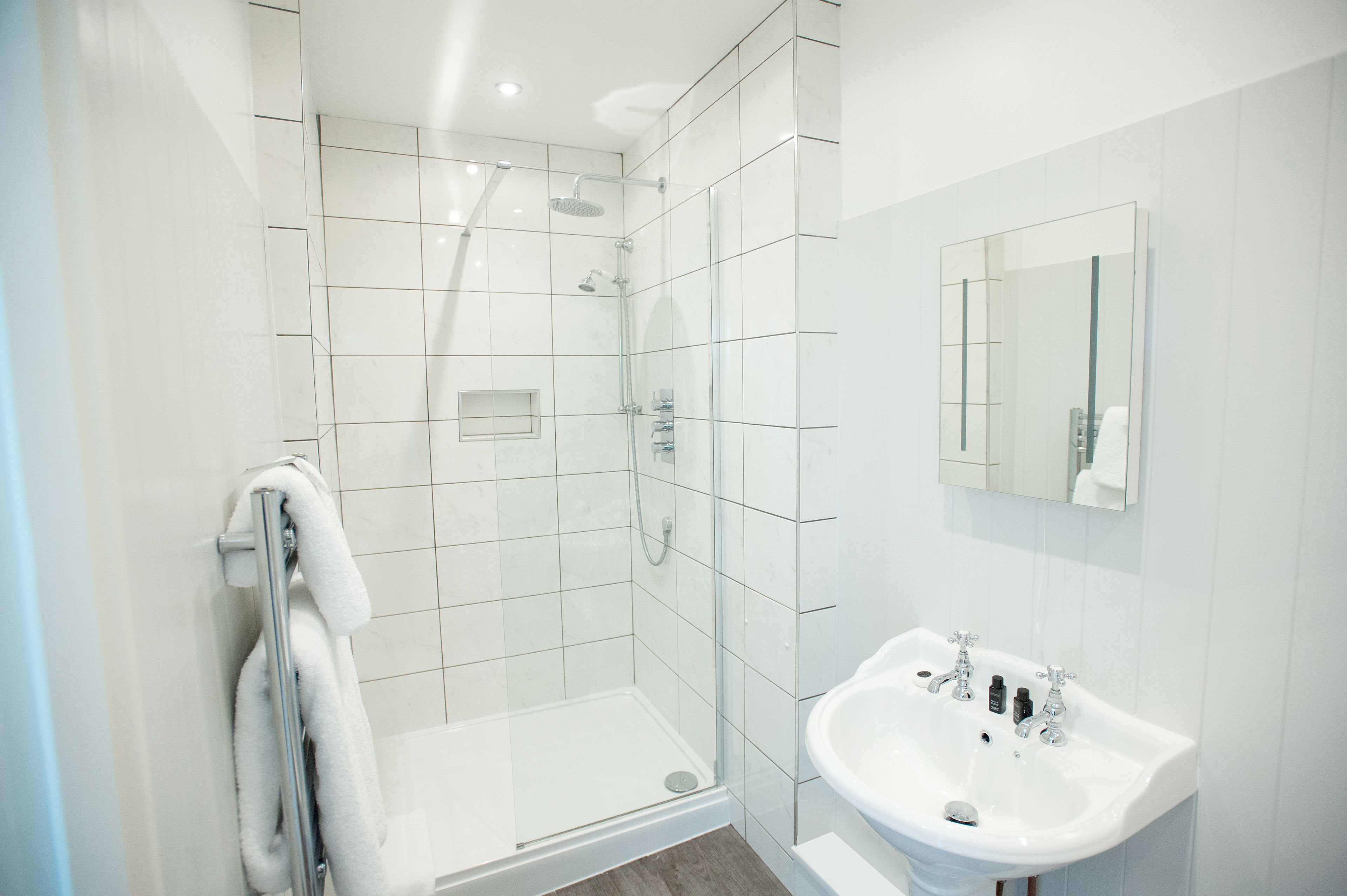 free toiletries, hair dryer, towels, soap