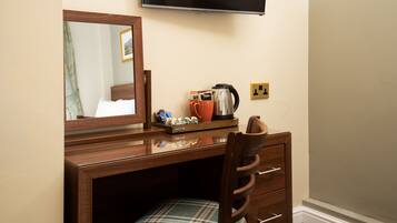 Desk, iron/ironing board, free WiFi, bed sheets