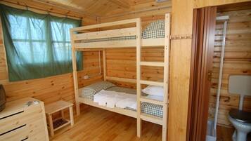 Blackout drapes, iron/ironing board, rollaway beds