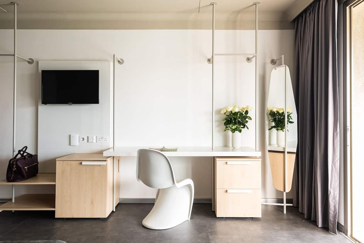 Minibar, in-room safe, desk, blackout curtains