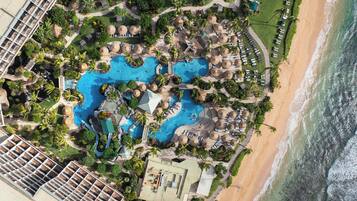 3 outdoor pools, cabanas (surcharge), sun loungers