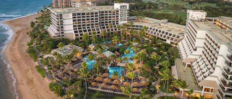 3 outdoor pools, pool cabanas (surcharge), pool loungers