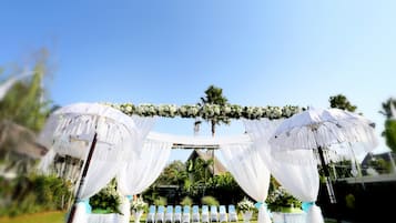 Área de bodas al aire libre