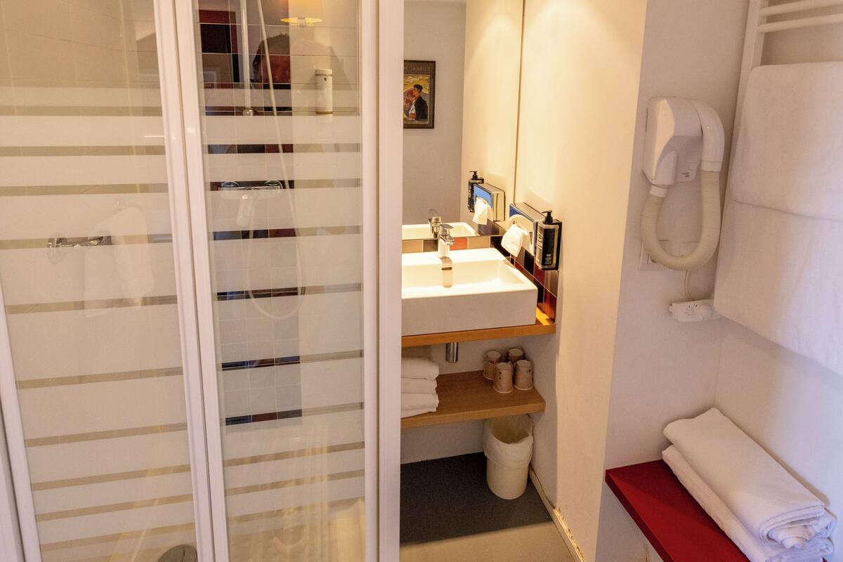 family room, 1 double bed with sofa bed (classic) | bathroom | shower, free toiletries, hair dryer, towels