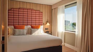 Premium bedding, pillow-top beds, in-room safe, blackout curtains