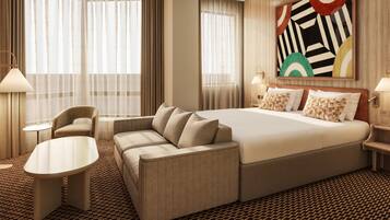 Chambre Standard Double ou avec lits jumeaux, 1 trĂšs grand lit | Wi-Fi gratuit