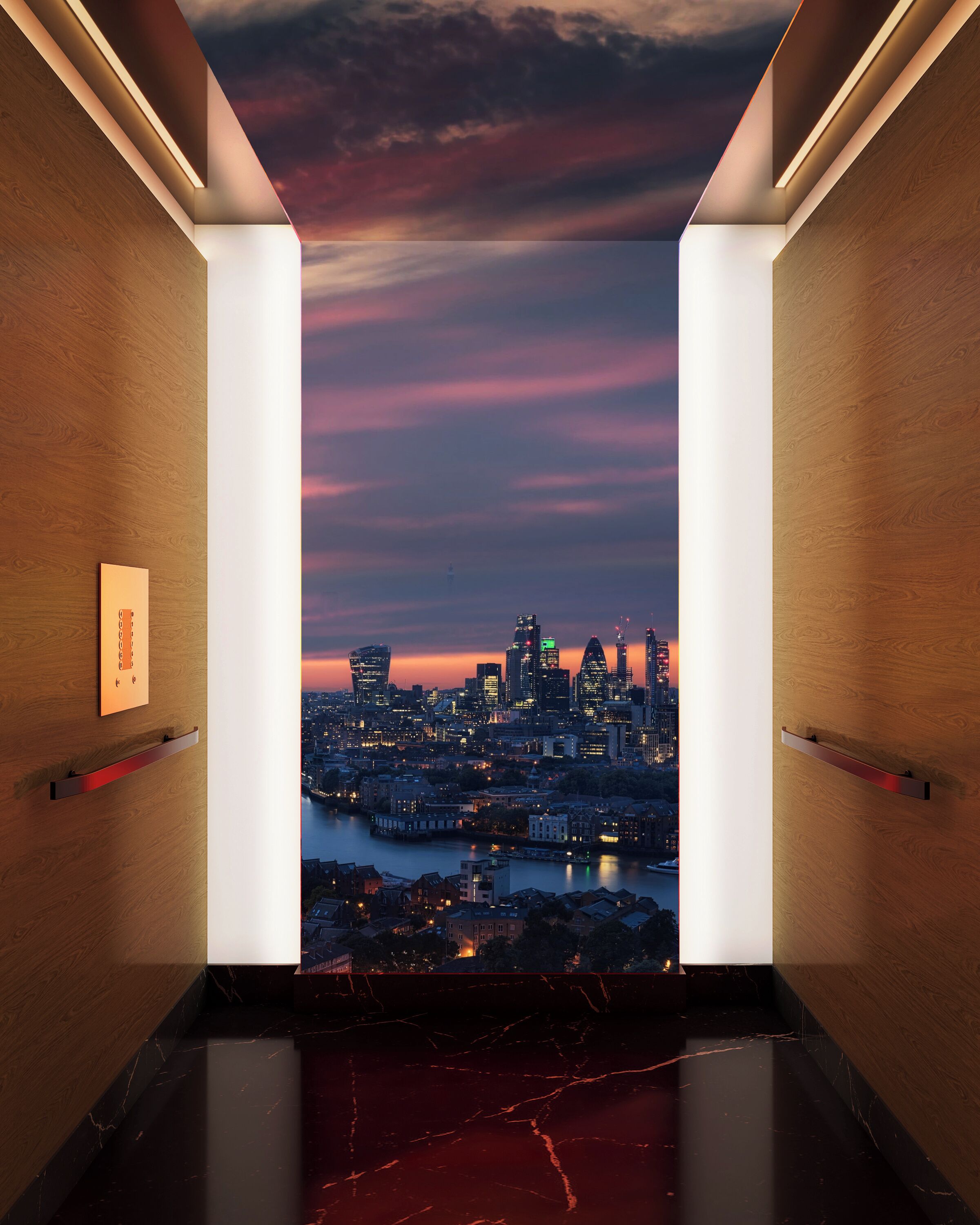 City view from property