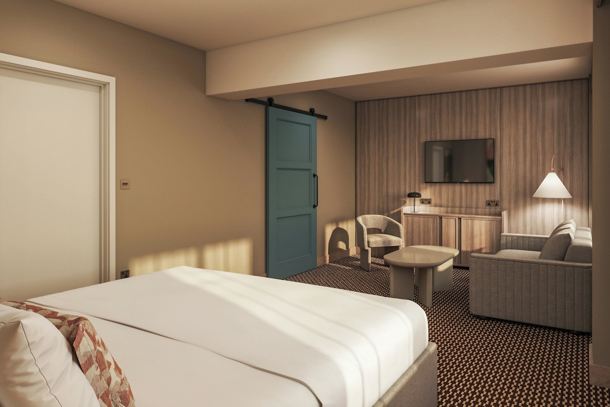 Premium bedding, pillowtop beds, in-room safe, blackout drapes