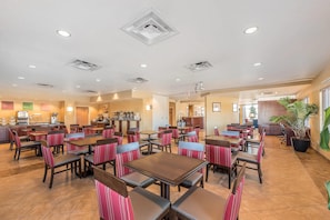 Free daily buffet breakfast