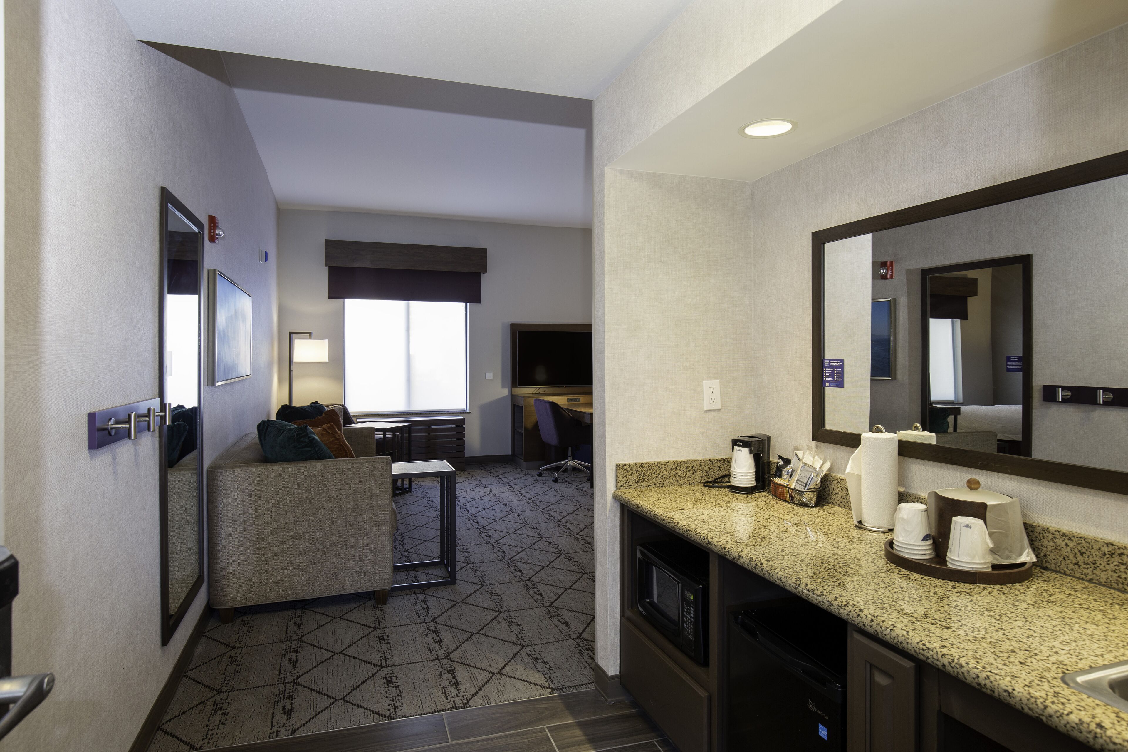 premium bedding, in-room safe, desk, blackout curtains