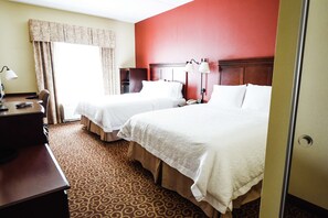 Room, 2 Queen Beds | In-room safe, blackout drapes, iron/ironing board - Hampton Inn & Suites Ocala - Belleview (Ocala)