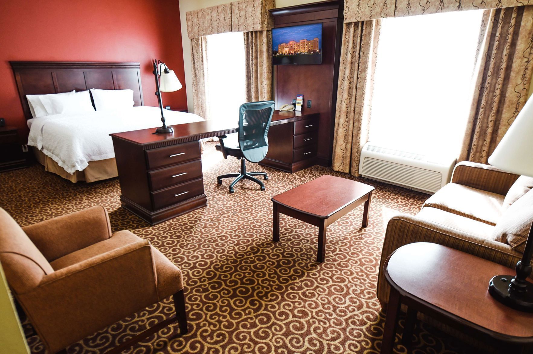 In-room safe, blackout drapes, iron/ironing board