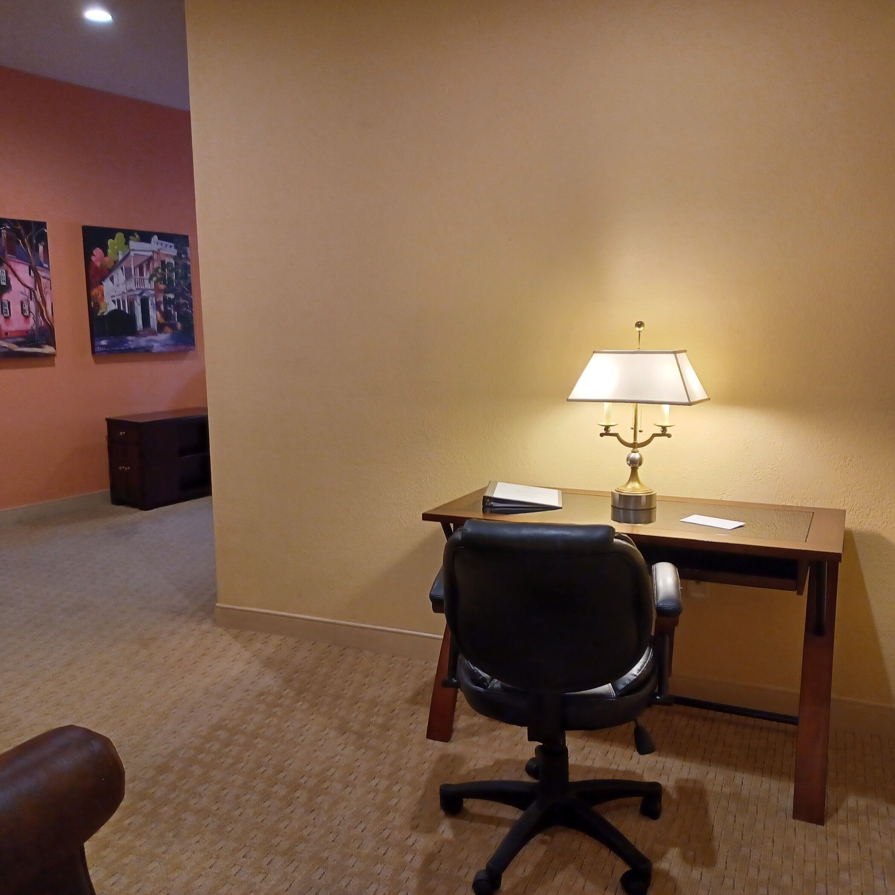 deluxe room, 1 king bed with sofa bed, jetted tub, city view | living area | 32-inch smart tv with cable channels