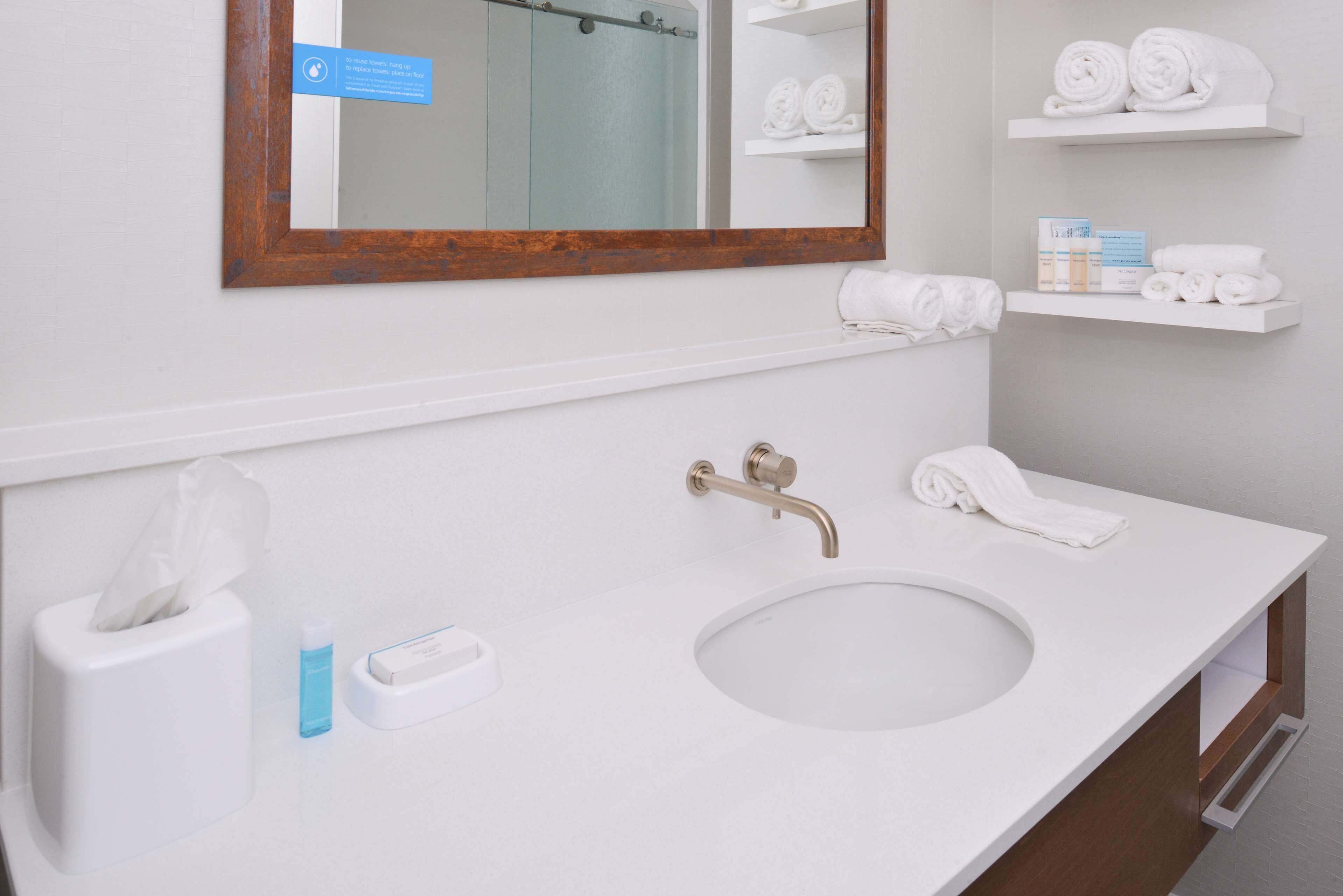 free toiletries, hair dryer, towels