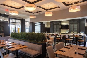 Breakfast, lunch and dinner served