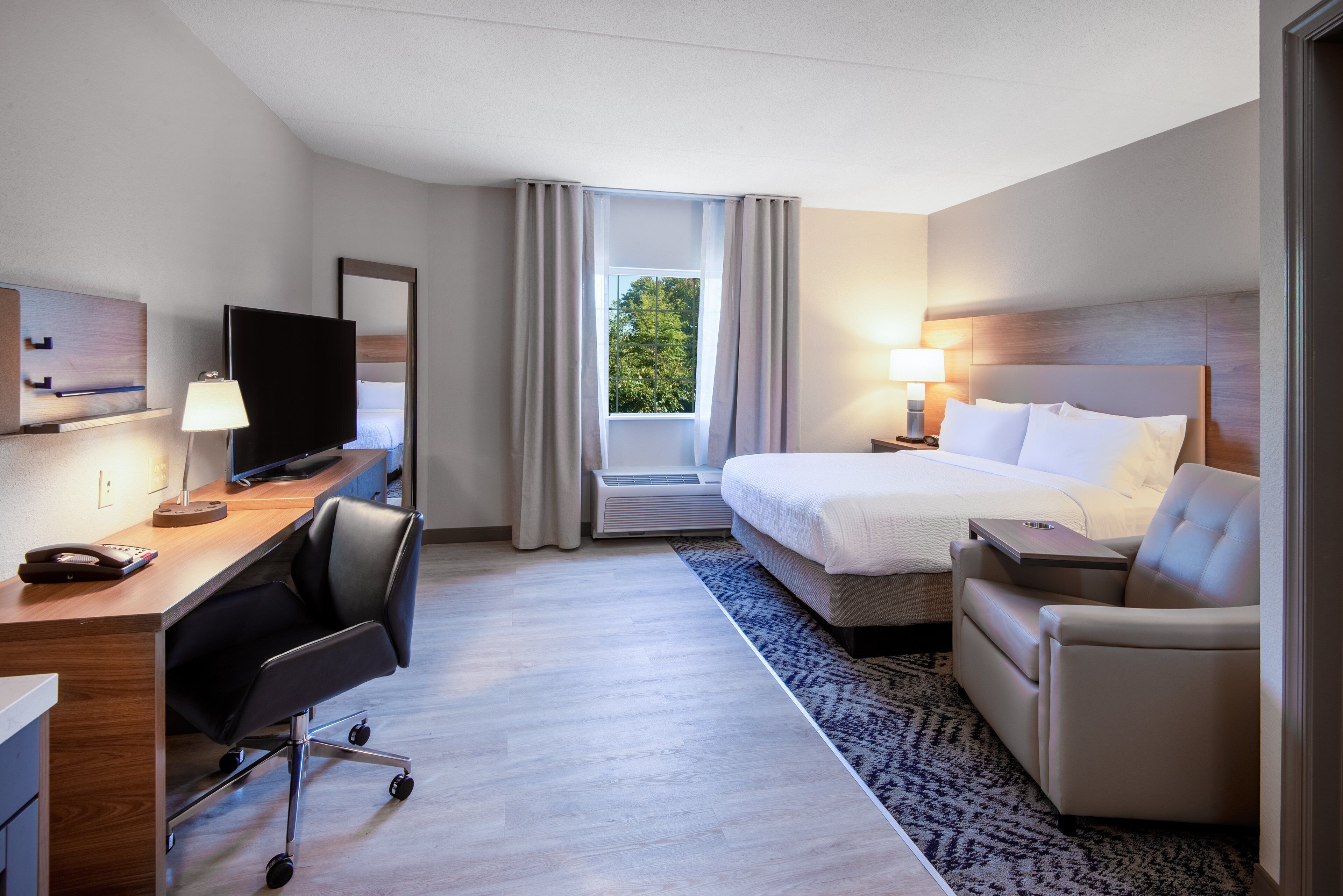 in-room safe, individually furnished, desk, blackout curtains