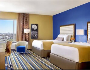 Superior Room, 2 Queen Beds | Egyptian cotton sheets, premium bedding, pillowtop beds, in-room safe - Moonrise Hotel (St. Louis)
