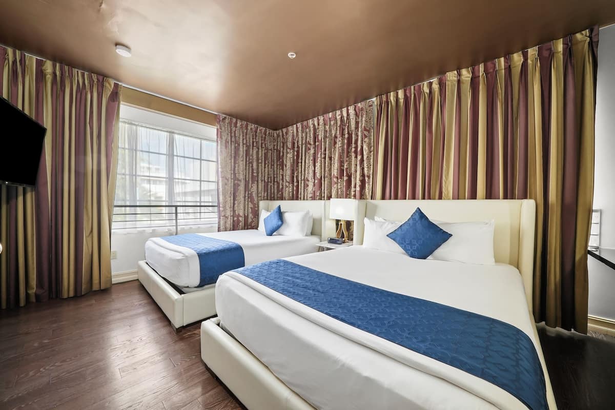 Suite, 2 camas de matrimonio, cocina básica | 1 dormitorio, sábanas de algodón egipcio, ropa de cama de alta calidad