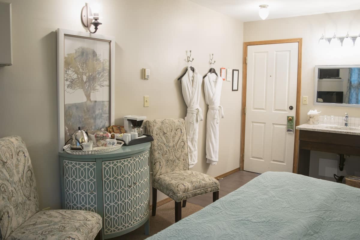 Individually decorated, individually furnished, iron/ironing board