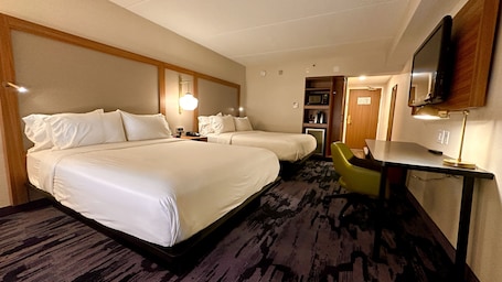 Standard Room, 2 Queen Beds | In-room safe, iron/ironing board, free WiFi, bed sheets