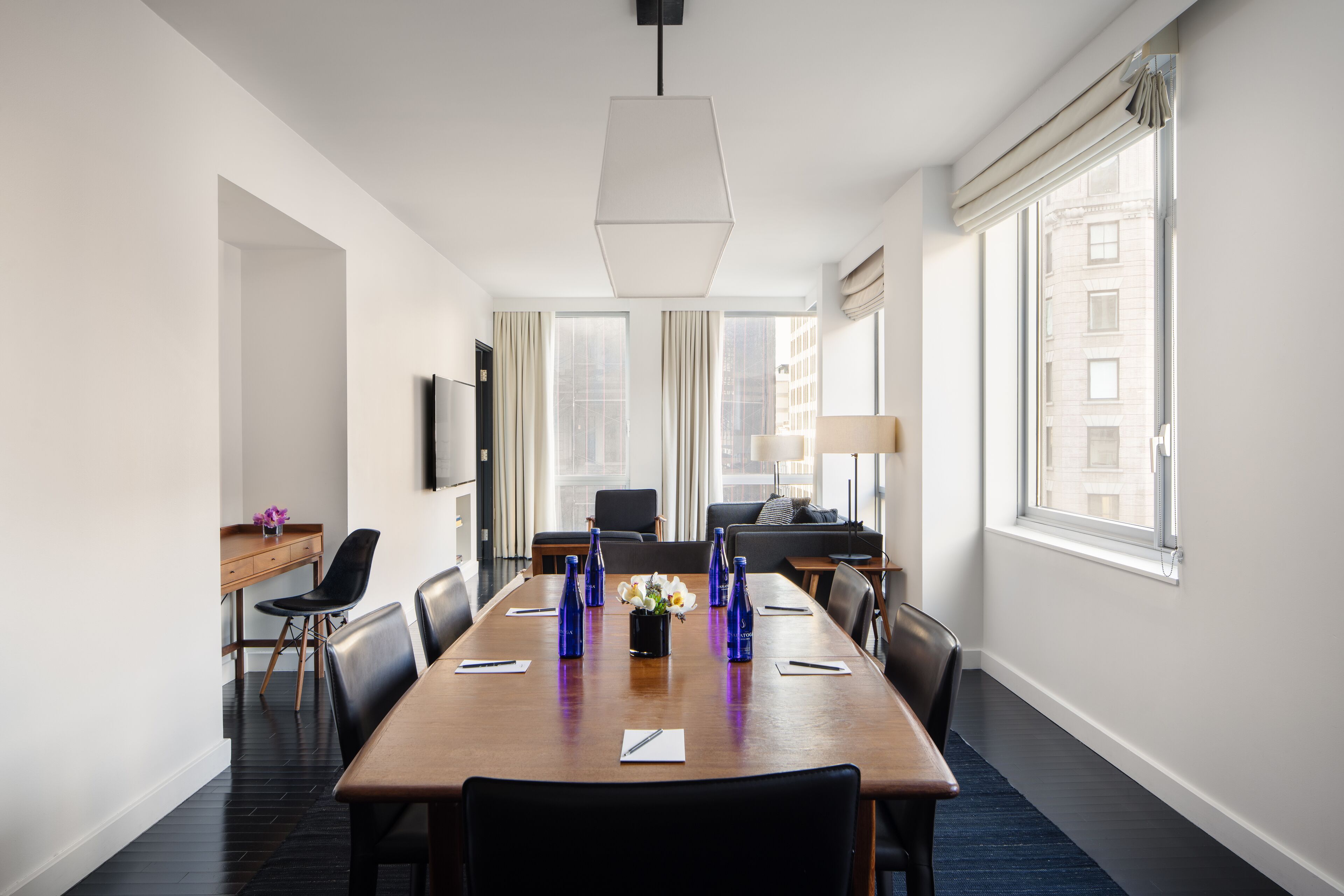 studio suite (tribeca suite) | living area | 55-inch led tv with digital channels, tv, netflix