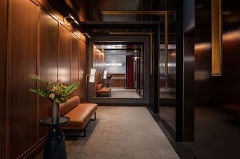 Hotel entrance and lobby at Smyth Tribeca