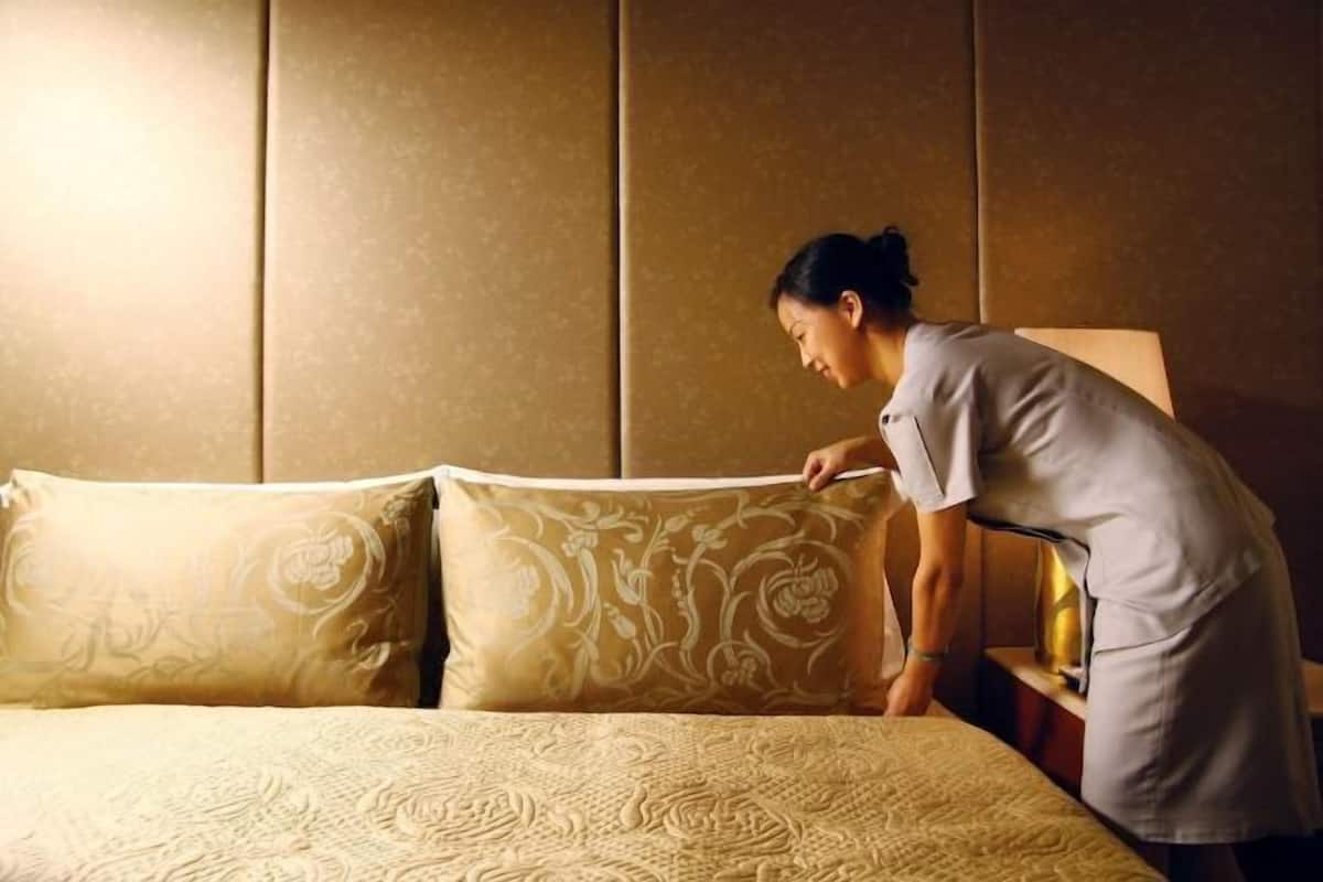 1 quarto, roupas de cama premium, frigobar, cofres nos quartos