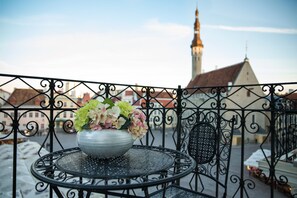 Blick von der Unterkunft