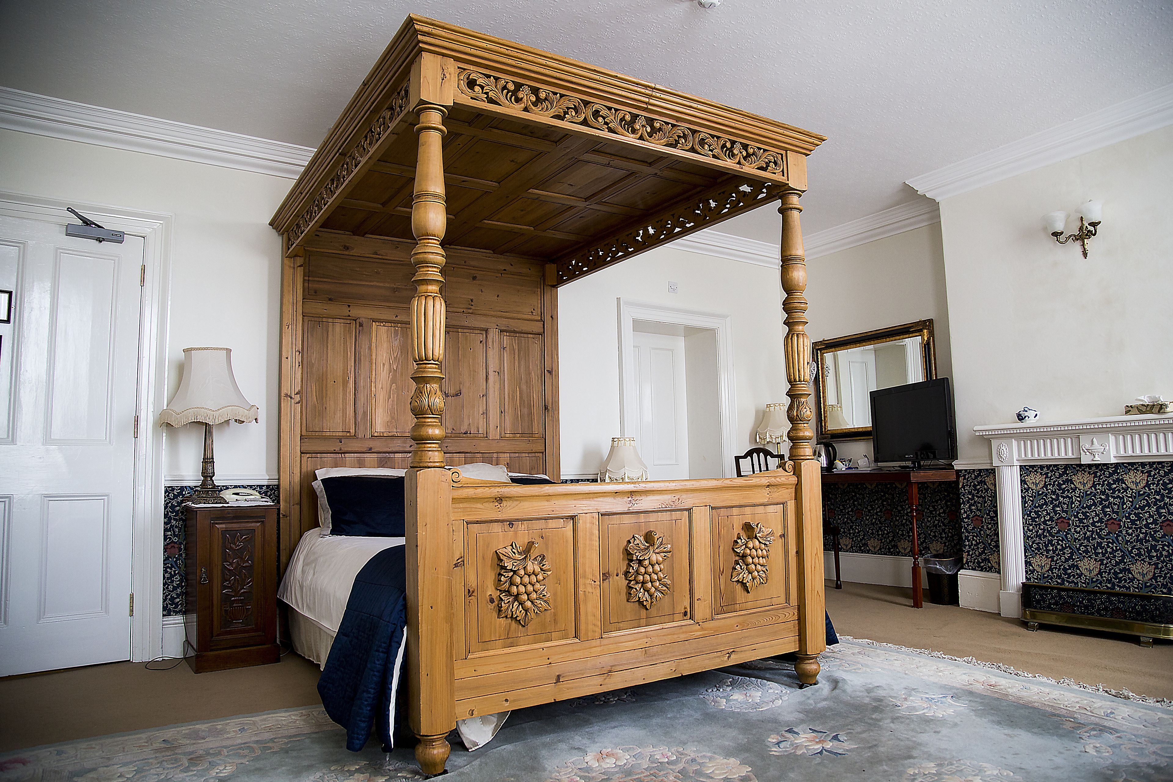 standard room, 1 double bed, non smoking (canopy bed) | desk, iron/ironing board, free wifi, bed sheets